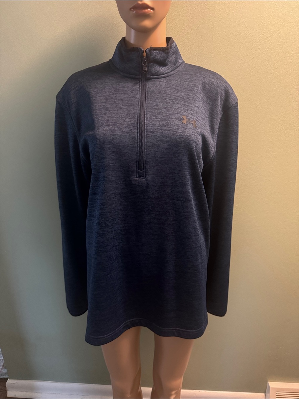 Under Armour Men’s Navy Quarter-Zip Performance Pullover